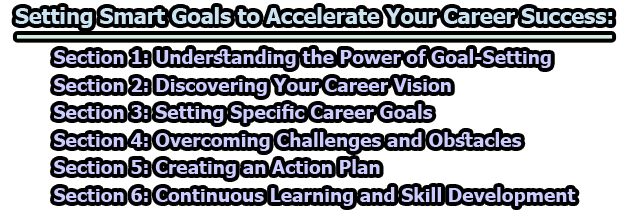 Setting Smart Goals to Accelerate Your Career Success