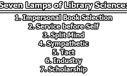 Seven Lamps of Library Science