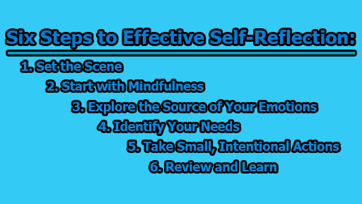 Six Steps to Effective Self-Reflection