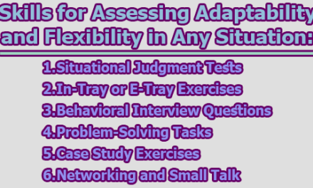 Skills for Assessing Adaptability and Flexibility in Any Situation
