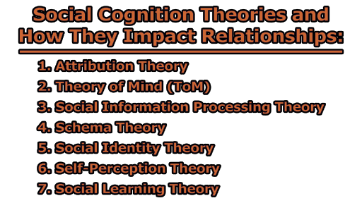 Social Cognition Theories and How They Impact Relationships