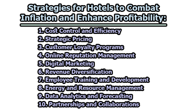 Strategies for Hotels to Combat Inflation and Enhance Profitability