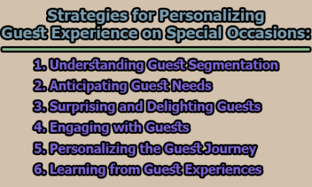 Strategies for Personalizing Guest Experience on Special Occasions