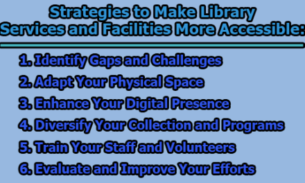 Strategies to Make Library Services and Facilities More Accessible