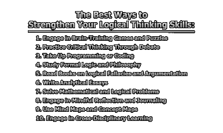 The Best Ways to Strengthen Your Logical Thinking Skills