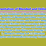 The Implementation of Blended and Online Learning