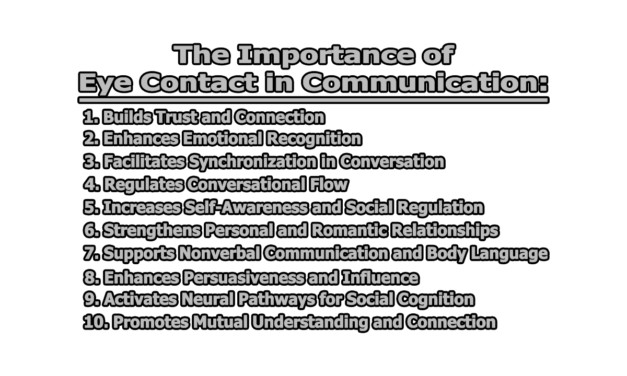 The Importance of Eye Contact in Communication