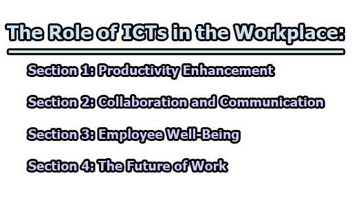 The Role of ICTs in the Workplace