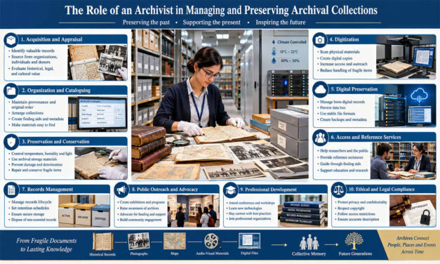 The Role of an Archivist in Managing and Preserving Archival Collections