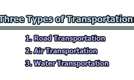 Three Types of Transportation