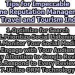 Tips for Impeccable Online Reputation Management in the Travel and Tourism Industry