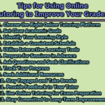 Tips for Using Online Tutoring to Improve Your Grades