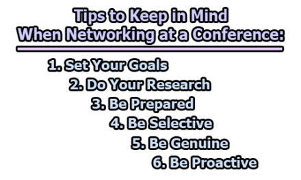 Tips to Keep in Mind When Networking at a Conference