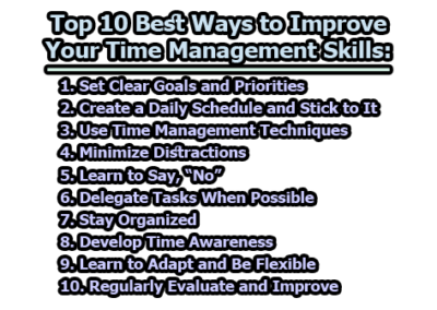 Top 10 Best Ways To Improve Your Time Management Skills