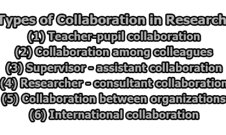 Types of Collaboration in Research