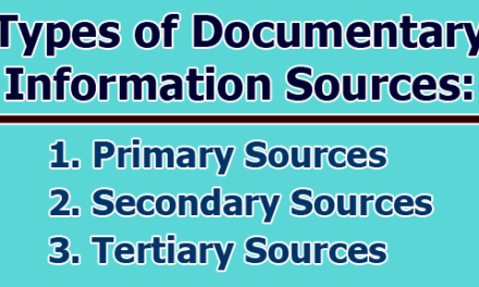 Types of Documentary Information Sources