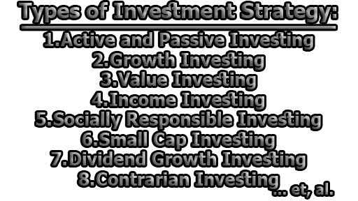 Types of Investment Strategy - Types of Investment Strategy | Advantages & limitations of Investment Strategies | Tips for Investing
