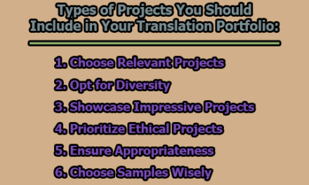 Types of Projects You Should Include in Your Translation Portfolio