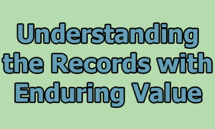 Understanding the Records with Enduring Value