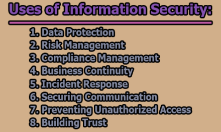 Uses of Information Security