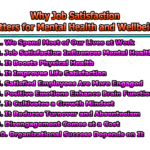 Why Job Satisfaction Matters for Mental Health and Wellbeing
